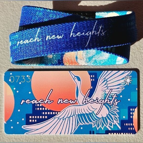 ZOX "REACH NEW HEIGHTS" #733 OF 1000 Whitestar Crane DBL collectible wristband - Picture 2 of 3